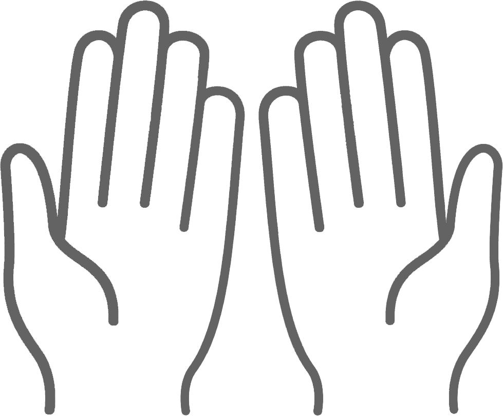 symbol of two hands